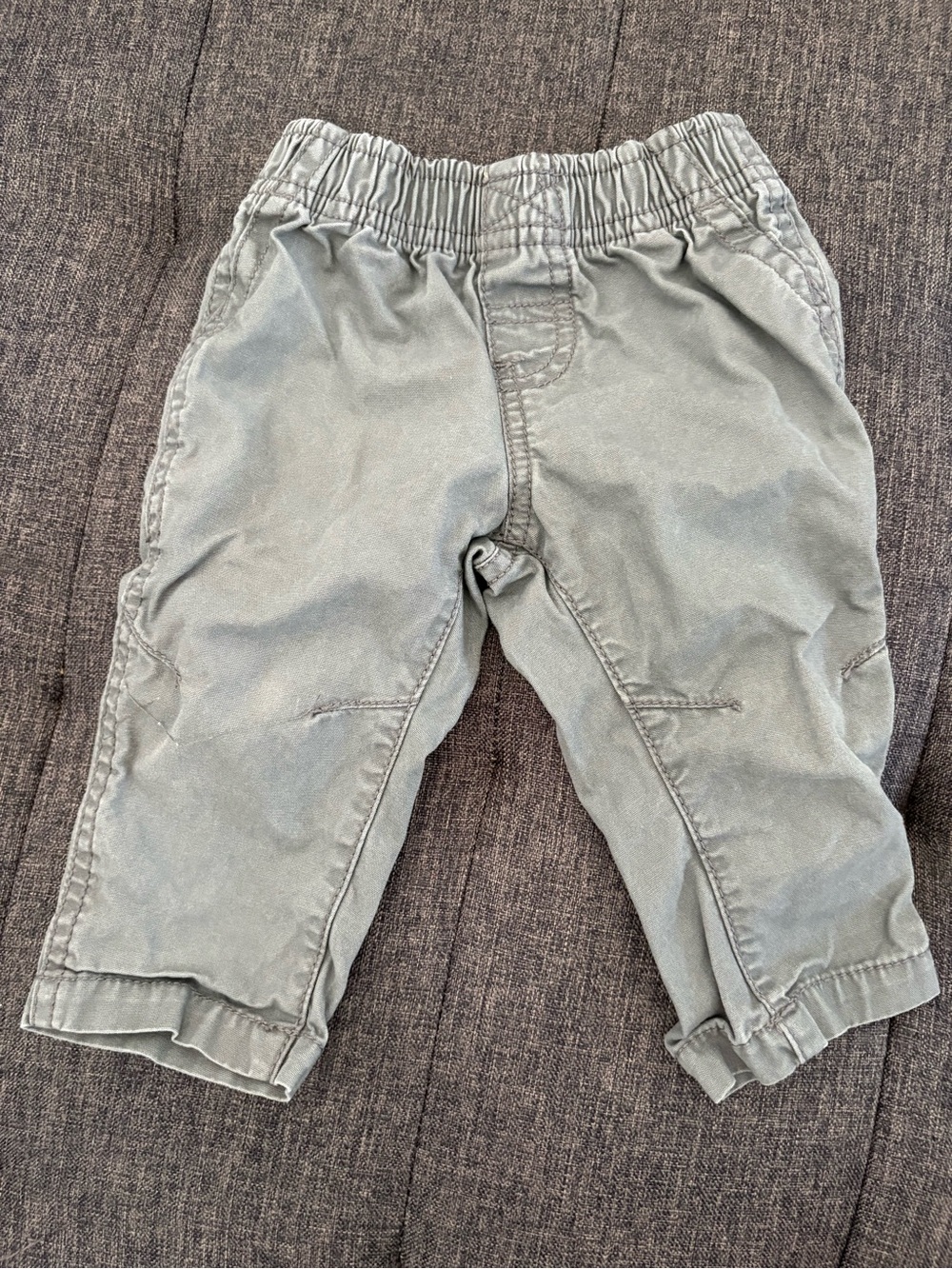 Carter's Elastic Waist Light Sage Green Toddler Pants
